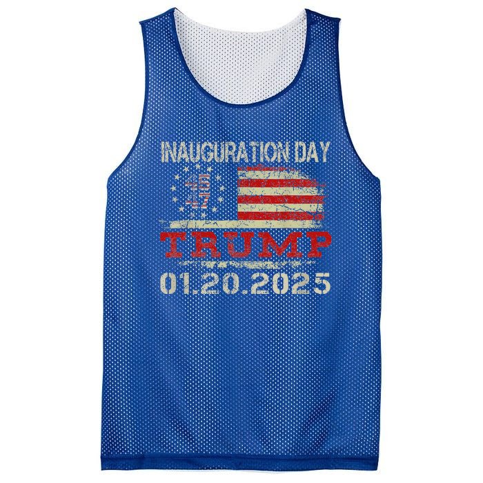 Donald Trump Inauguration Day 2025 47th Usa Flag Mesh Reversible Basketball Jersey Tank