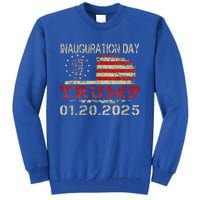 Donald Trump Inauguration Day 2025 47th Usa Flag Tall Sweatshirt