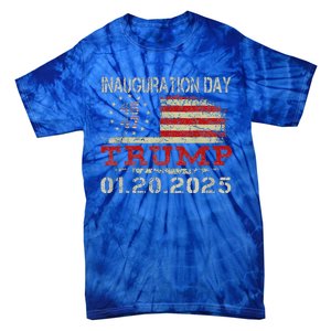 Donald Trump Inauguration Day 2025 47th Usa Flag Tie-Dye T-Shirt