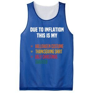 Due To Inflation This Is My Halloween Tday Christmas Gift Mesh Reversible Basketball Jersey Tank