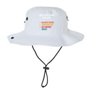 Due To Inflation This Is My Halloween Tday Christmas Gift Legacy Cool Fit Booney Bucket Hat