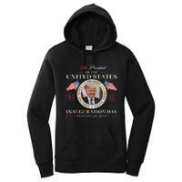 Donald Trump Inauguration Day 2025 47th President Usa Flag Women's Pullover Hoodie