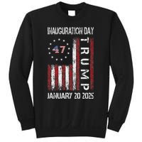 Donald Trump Inauguration Day 2025 47th President Usa Flag Sweatshirt