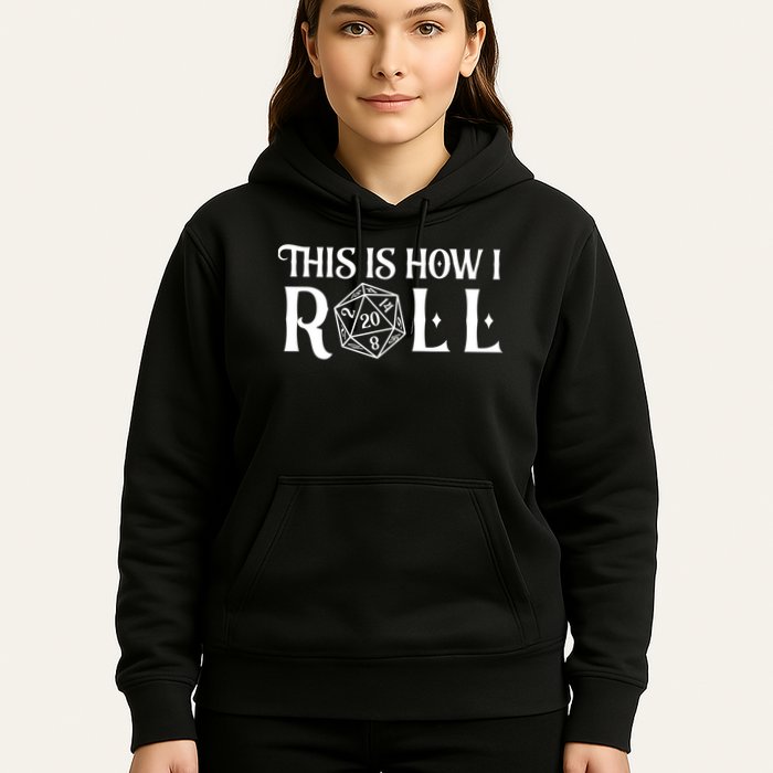 D20 This Is How I Roll Funny Dungeon Gamer Dragon Dice Hoodie