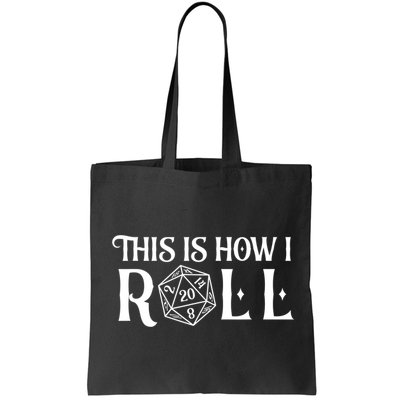 D20 This Is How I Roll Funny Dungeon Gamer Dragon Dice Bag