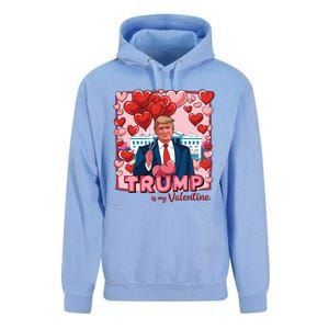 Donald Trump Is My Valentine Funny Trump Lovers Unisex Surf Hoodie