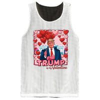 Donald Trump Is My Valentine Funny Trump Lovers Mesh Reversible Basketball Jersey Tank