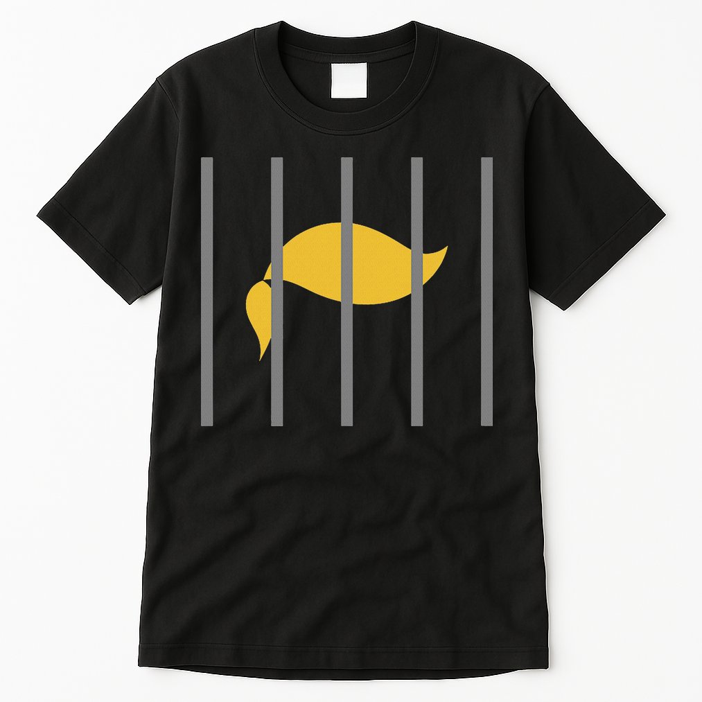 Donald Trump Impeach Anti Trump Behind Bars Tall T-Shirt
