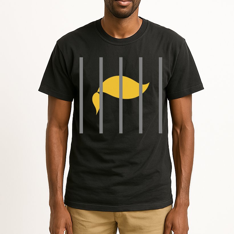 Donald Trump Impeach Anti Trump Behind Bars Tall T-Shirt