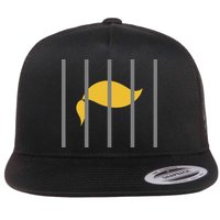 Donald Trump Impeach Anti Trump Behind Bars Flatbill Hat
