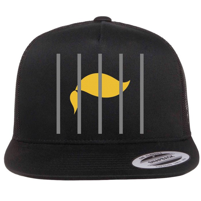 Donald Trump Impeach Anti Trump Behind Bars Flatbill Hat