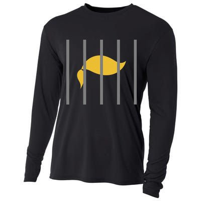 Donald Trump Impeach Anti Trump Behind Bars Cooling Performance Long Sleeve Crew