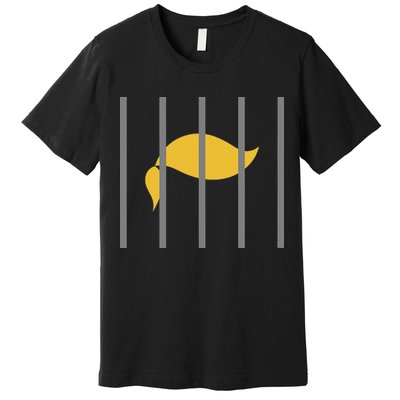 Donald Trump Impeach Anti Trump Behind Bars Premium T-Shirt