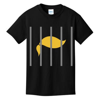 Donald Trump Impeach Anti Trump Behind Bars Kids T-Shirt