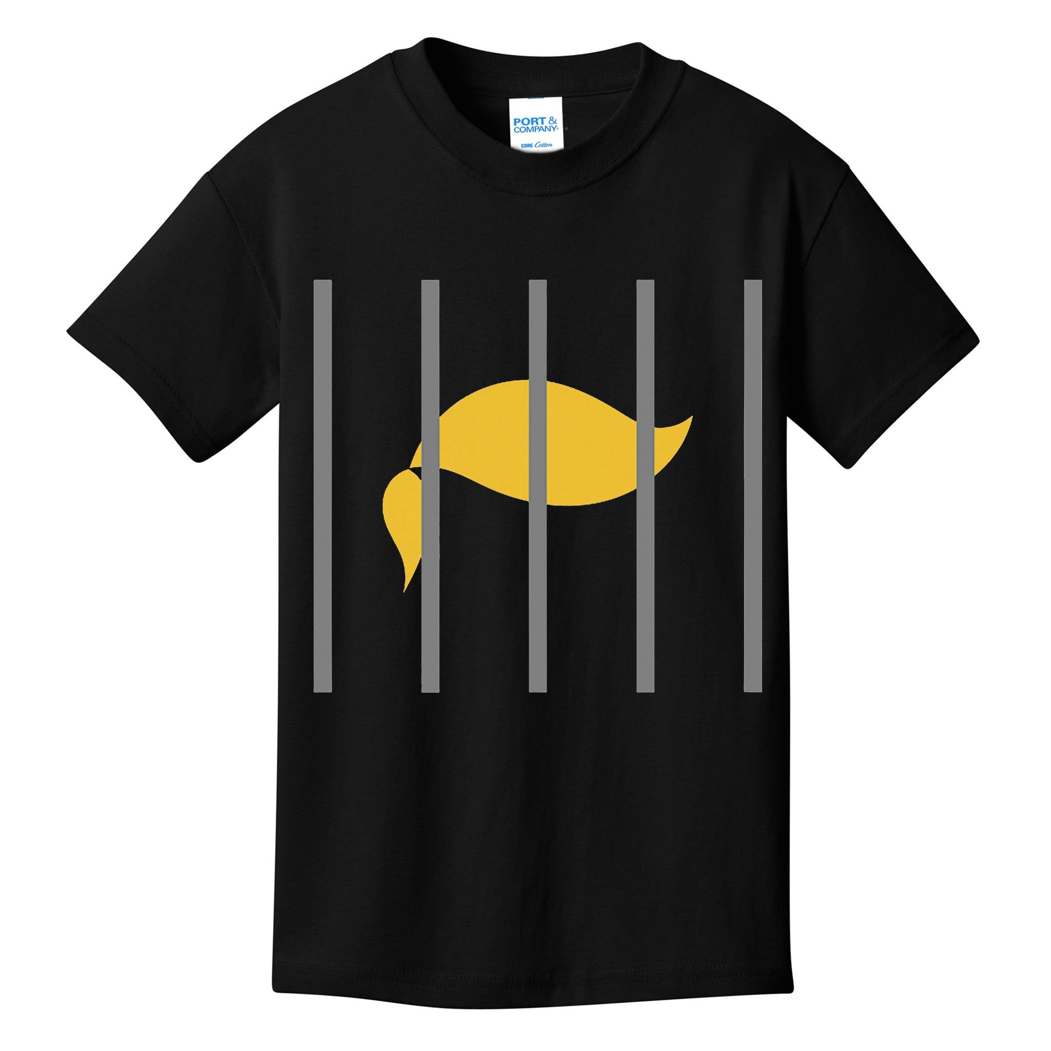 Donald Trump Impeach Anti Trump Behind Bars Kids T-Shirt
