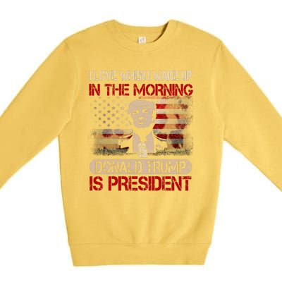 Donald Trump Is My President Premium Crewneck Sweatshirt