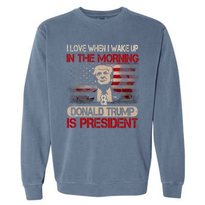 Donald Trump Is My President Garment-Dyed Sweatshirt