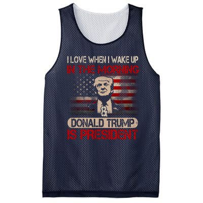 Donald Trump Is My President Mesh Reversible Basketball Jersey Tank