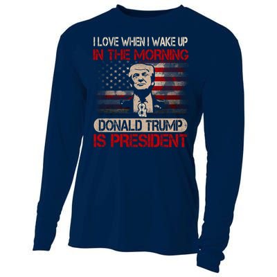 Donald Trump Is My President Cooling Performance Long Sleeve Crew