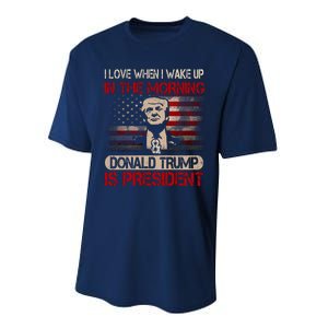 Donald Trump Is My President Performance Sprint T-Shirt