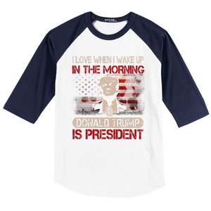 Donald Trump Is My President Baseball Sleeve Shirt