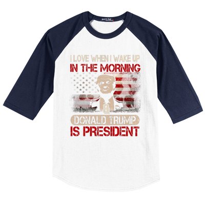 Donald Trump Is My President Baseball Sleeve Shirt