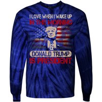 Donald Trump Is My President Tie-Dye Long Sleeve Shirt