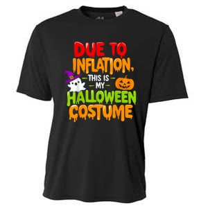 Due To Inflation This Is My Halloween Costume Funny Cooling Performance Crew T-Shirt