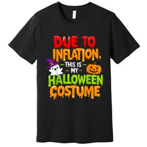 Due To Inflation This Is My Halloween Costume Funny Premium T-Shirt