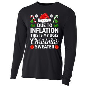 Due to Inflation This is My Ugly Sweater For Christmas Cooling Performance Long Sleeve Crew