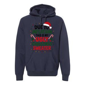 Due To Inflation This Is My Ugly Sweater For Christmas Premium Hoodie