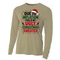 Due To Inflation This Is My Ugly Sweater For Christmas Cooling Performance Long Sleeve Crew