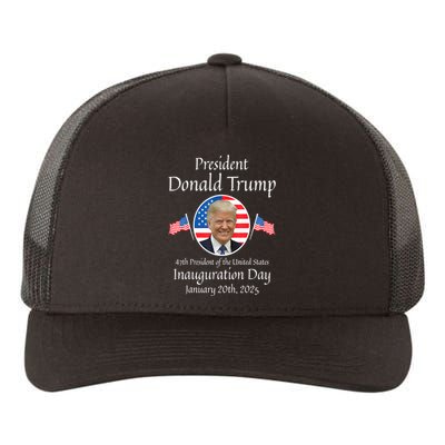 Donald Trump Inauguration Day 2025 47th Usa President Gift Yupoong Adult 5-Panel Trucker Hat