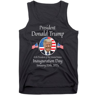 Donald Trump Inauguration Day 2025 47th Usa President Gift Tank Top