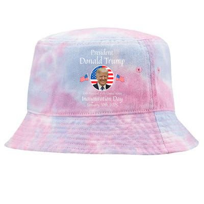 Donald Trump Inauguration Day 2025 47th Usa President Gift Tie-Dyed Bucket Hat