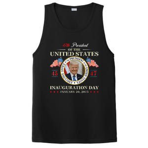 Donald Trump Inauguration Day 2025 47th President Usa Flag PosiCharge Competitor Tank