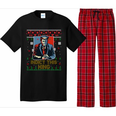 Donald Trump Indict This Ugly Christmas Funny Trump Ugly Christmas Pajama Set