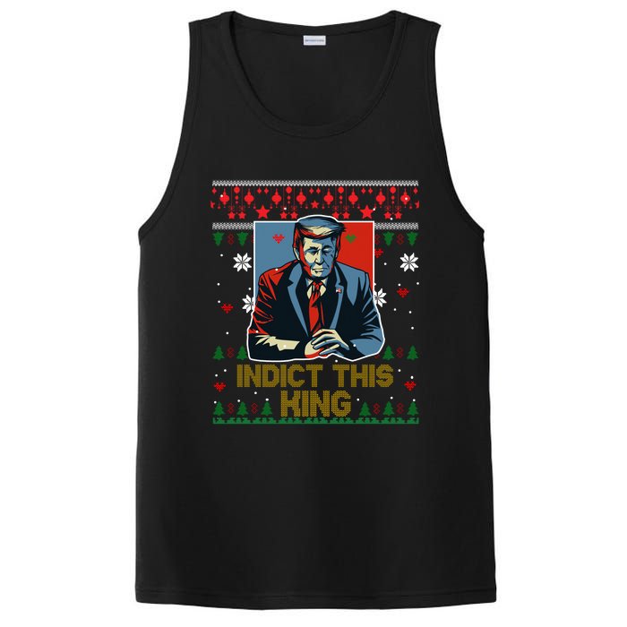 Donald Trump Indict This Ugly Christmas Funny Trump Ugly Christmas PosiCharge Competitor Tank