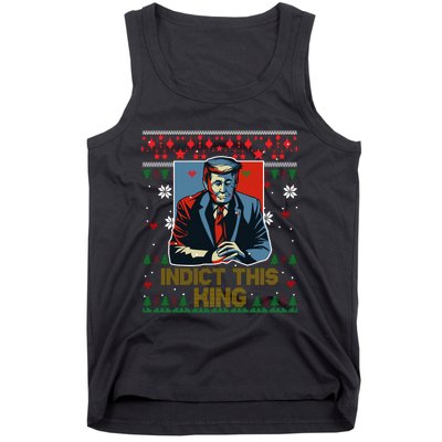 Donald Trump Indict This Ugly Christmas Funny Trump Ugly Christmas Tank Top