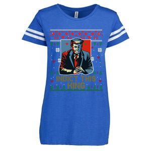 Donald Trump Indict This Ugly Christmas Funny Trump Ugly Christmas Enza Ladies Jersey Football T-Shirt