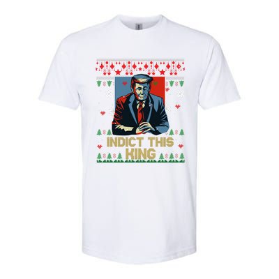 Donald Trump Indict This Ugly Christmas Funny Trump Ugly Christmas Softstyle® CVC T-Shirt