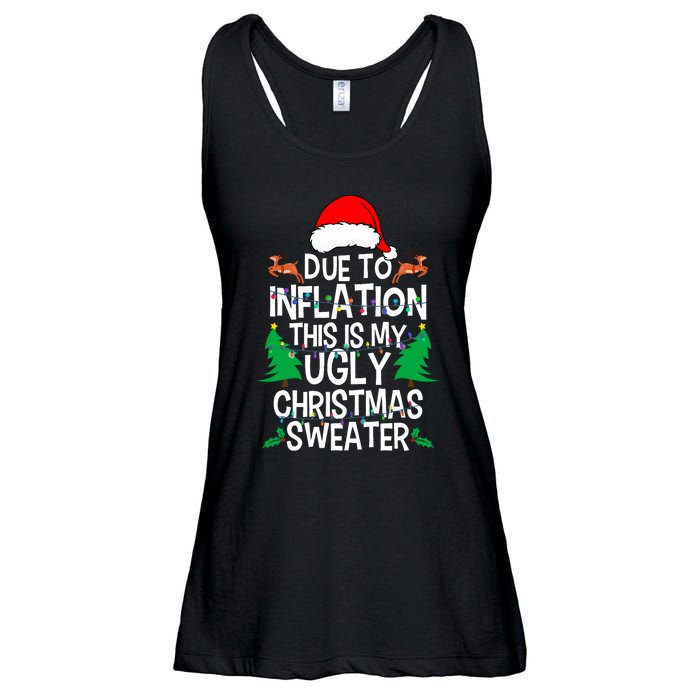 Due To Inflation This My Ugly Christmas Matching Ladies Essential Flowy Tank