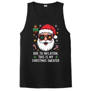 Due To Inflation Christmas Sweater PosiCharge Competitor Tank