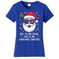 Due To Inflation Christmas Sweater Women's T-Shirt