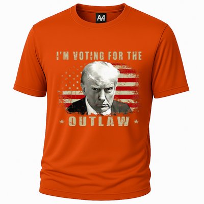 Donald Trump IM Voting For The Outlaw 2024 President Cooling Performance Crew T-Shirt