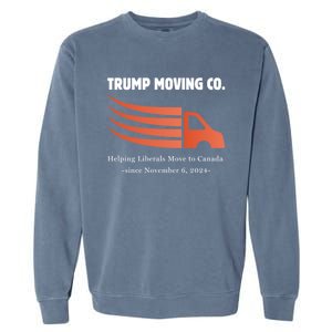 Donald Trump Inauguration Funny Moving Conservative Cool Gift Garment-Dyed Sweatshirt