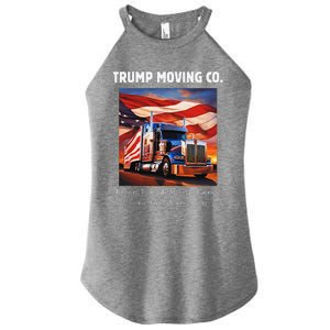 Donald Trump Inauguration Funny Moving Conservative Women's Perfect Tri Rocker Tank