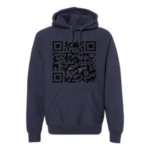 Donald Trump Is Your President Qr Trump Premium Hoodie