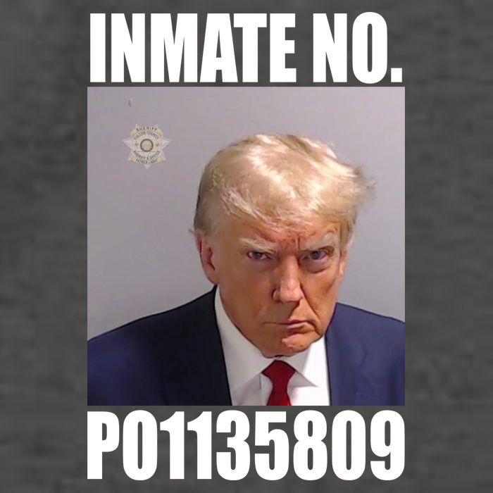 Donald Trump Inmate Number Mugshot Vector Backpack