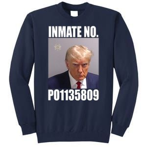 Donald Trump Inmate Number Mugshot Tall Sweatshirt